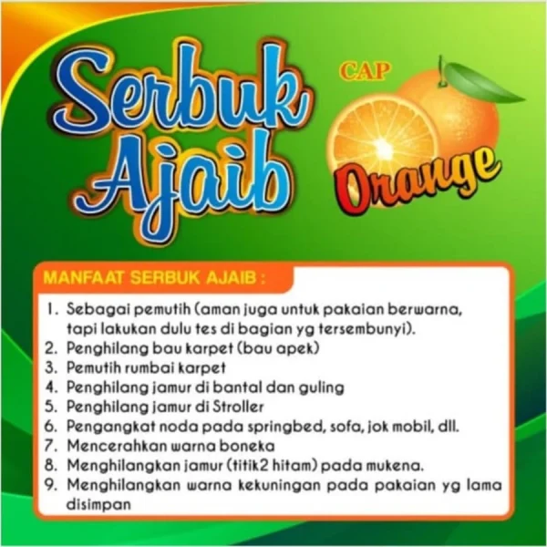 SERBUK AJAIB 100 Gram Pembersih Serbaguna